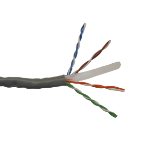 Bobina de Cable UTP CAT6+ BELDEN 2412 008A1000 Gris
