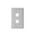 Placa de Pared 2 Puertos BELDEN AX102655 Blanco