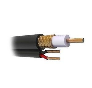 Cable Siames RG-59 WAM  RG59UL-305B RG59UL-305B Negro