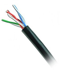 Cable UTP WAM CAT5e-OUTDOOR-NEGRO  CAT5e-OUTDOOR-NEGRO Negro