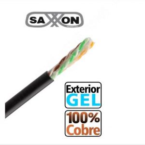Bobina SAXXON OUTPCAT6GCOPEXT Negro