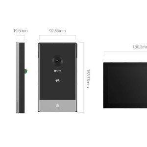 Videoportero EZVIZ HP7 Negro