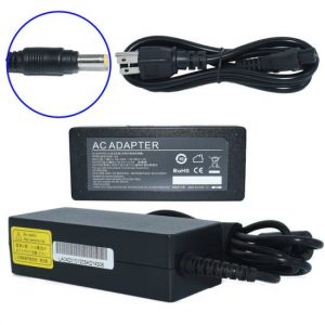 Cargador de Laptop GENERICO 65W AC-HP Punta Amarilla AC-HP-AMARILLA Negro