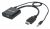 Convertidor  HDMI a VGA MANHATTAN 151559 Negro