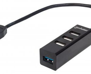 Hub USB MANHATTAN 163828 4 puertos