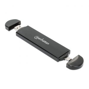 Gabinete USB a SDD MANHATTAN 130639 Negro