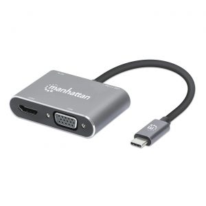 Docking USB-C MANHATTAN 130691 Gris