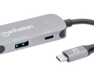 Docking USB-C  MANHATTAN 130707 Plata