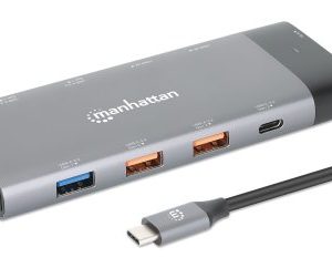 Docking USB-C MANHATTAN 130714 Gris