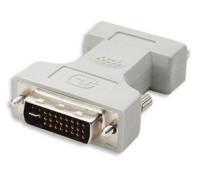 Adaptador DVI a VGA MANHATTAN 328883 Gris