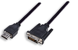 Cable HDMI A DVI MANHATTAN 372503 Negro