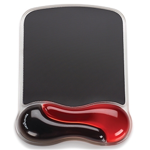 Alfombrilla para Ratón y Reposamuñecas KENSINGTON P5116 Rojo
