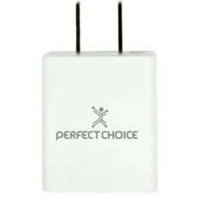 Adaptador de carga rápida 2.4 PERFECT CHOICE PC-240372 Blanco