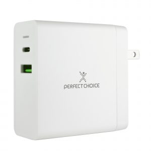 Cargador de Pared  PERFECT CHOICE PC-240396 Blanco