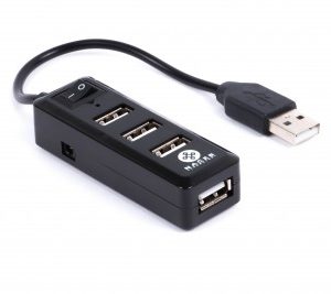 Hub USB Naceb Technology NA-143 Negro