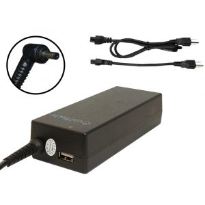 Adaptador de Corriente OVALTECH 19V/1.75AH + USB OTAC-E65 Negro