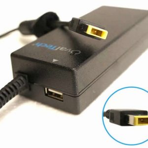 Adaptador para Computadora Portátil OVALTECH 20V/4.62AH C/Blister + USB OTAC-E77 Negro