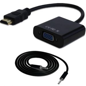 Convertidor HDMI a VGA BROBOTIX 110964N Negro
