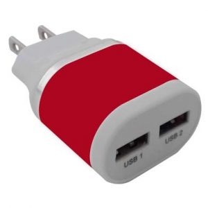 CARGADOR BROBOTIX BROBOTIX 2 PTS USB 161264R 161264R Rojo