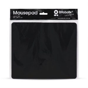 Mouse Pad Ultra Delgado Negro con Bolsa  BROBOTIX 497264 240 mm