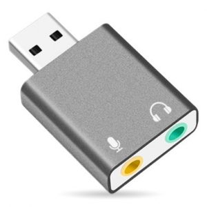 Convertidor USB a Audio 7.1 BROBOTIX 263571 Gris