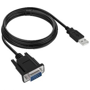 Convertidor USB A Serial DB9M  BROBOTIX 963579 Negro