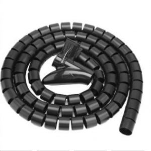 Organizador de Cables, en Tubo BROBOTIX 263533 Negro