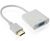 Convertidor  HDMI a VGA BROBOTIX 110910 Color blanco