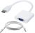 Convertidor  HDMI a VGA BROBOTIX 110964B Color blanco