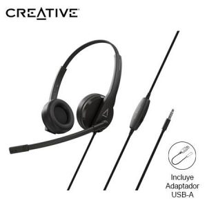 Auriculares CREATIVE LABS HS-230 BK 51EF1110AA000 Negro