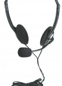 Auriculares MANHATTAN 164429 Negro
