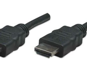 Cable HDMI 4K MANHATTAN 308441 Negro