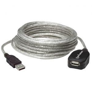 Cable USB MANHATTAN 519779 Plata