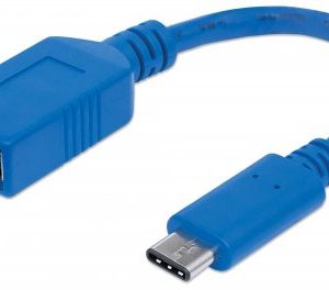 Cable USB C a USB 3.0 MANHATTAN 353540 Azul