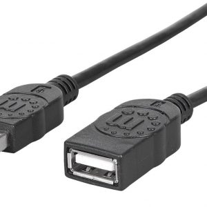 Cable USB MANHATTAN 308519 Negro