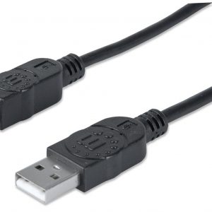 Cable USB MANHATTAN 306218 Negro