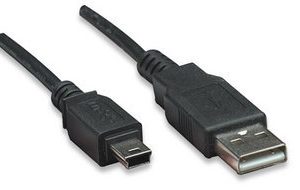 Cable USB MANHATTAN 333375 Negro