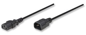 Cable de Corriente MANHATTAN 301152 Negro