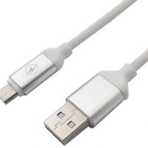 Cable USB 2.0 a Micro 2.0 BROBOTIX 161208B Color blanco