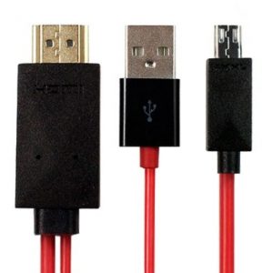 Cable MHL BROBOTIX 017828 Rojo