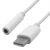 Cable USB V3.0 Tipo C a Audio  BROBOTIX 170229 Blanco