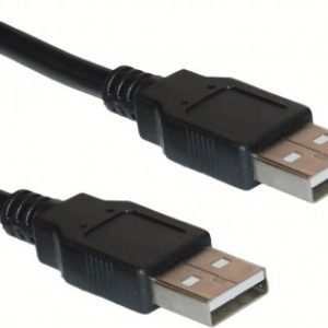 Cable USB tipo A-A BROBOTIX 206887 Negro