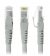 Cable de Red CAT 5E 1m BROBOTIX 497134 Gris