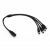 Cable CCTV Divisor de Fuente de Poder  BROBOTIX 764762 Negro