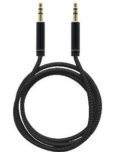 Cable de Stereo de Nylon BROBOTIX 651336 Negro