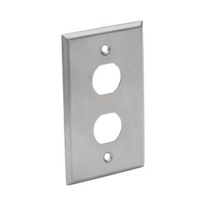 Placa Frontal de Ancho Sencillo de 2 Puertos TRIPP-LITE N206-FP02-IND Plata