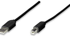 Cable USB 1.1 MANHATTAN 342650 Negro