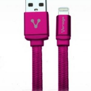 Cable Lightning VORAGO CAB-119 CAB-119/PK Rosa