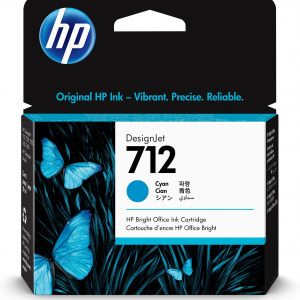 Tinta HP 712 3ED67A Cian