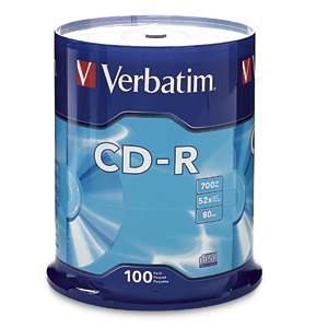 Disco CD-R VERBATIM 94554 100